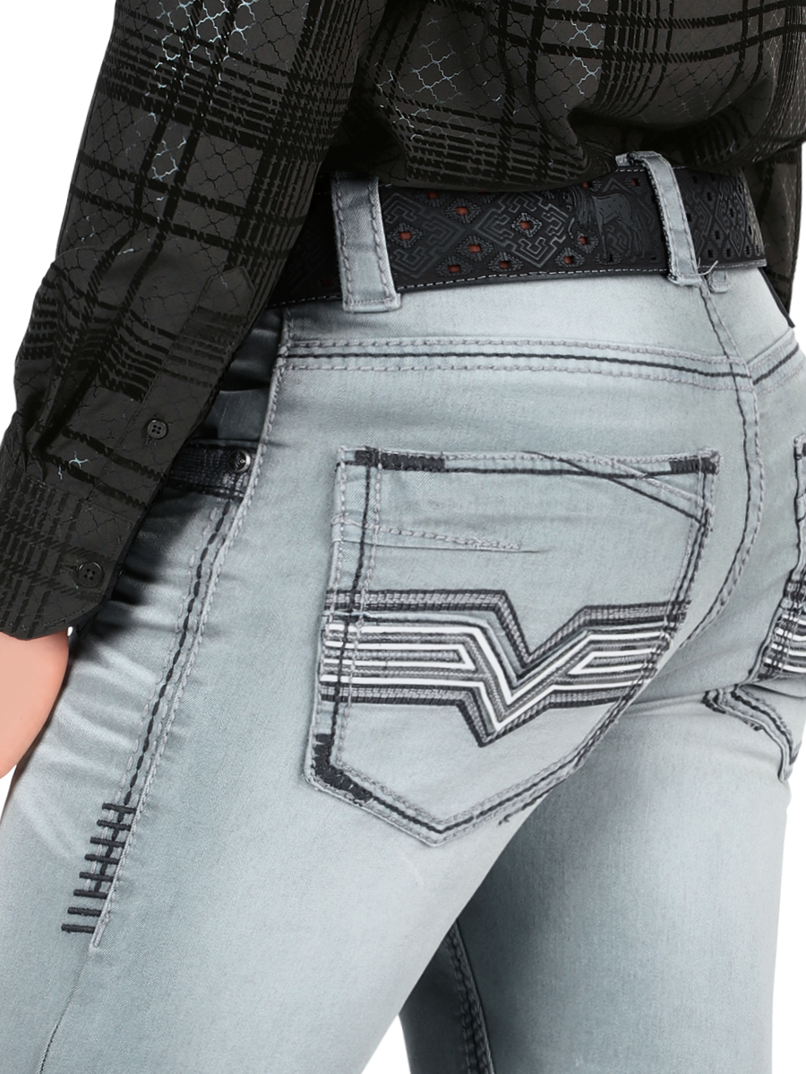 LAMASINI LM1868 Gray (Heavy Denim)