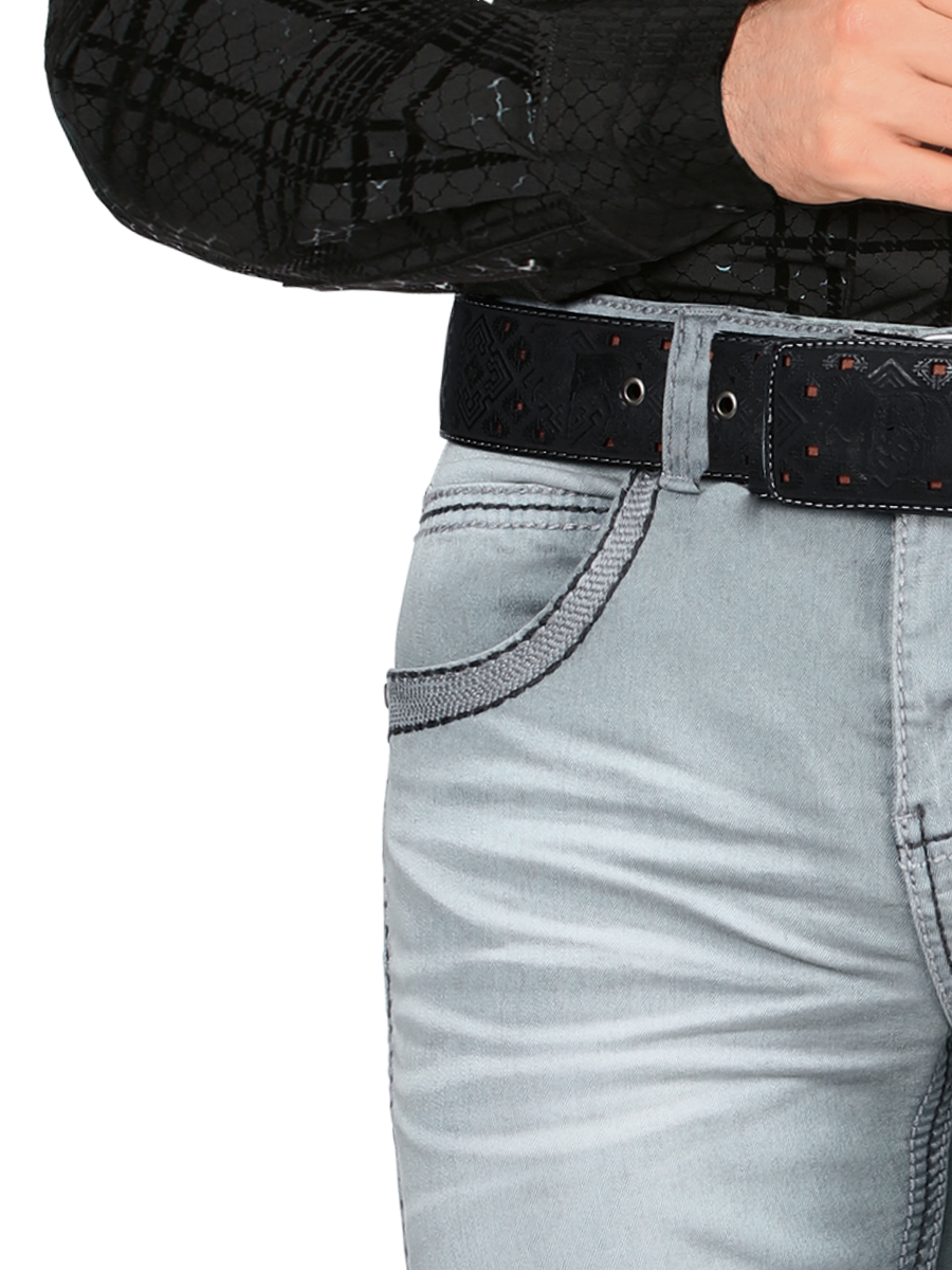 LAMASINI LM1868 Gray (Heavy Denim)