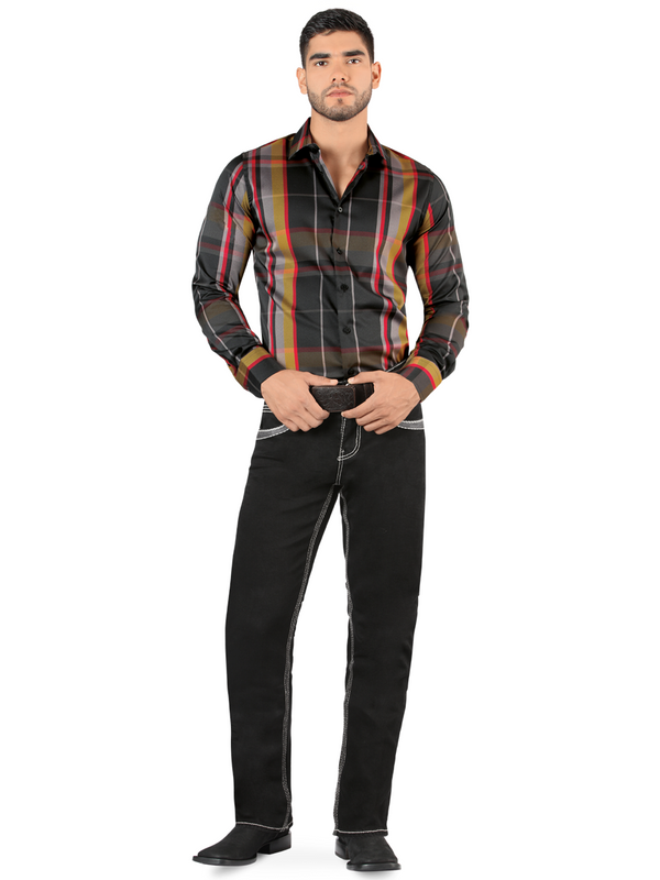 LAMASINI LM1868 Black (Heavy Denim) 1