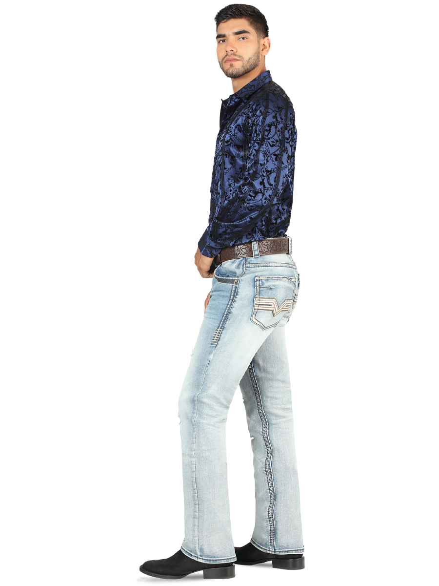 LAMASINI LM1868 Light Blue (Heavy Denim) 2