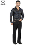 LAMASINI LM1870 Light Black Denim Jeans