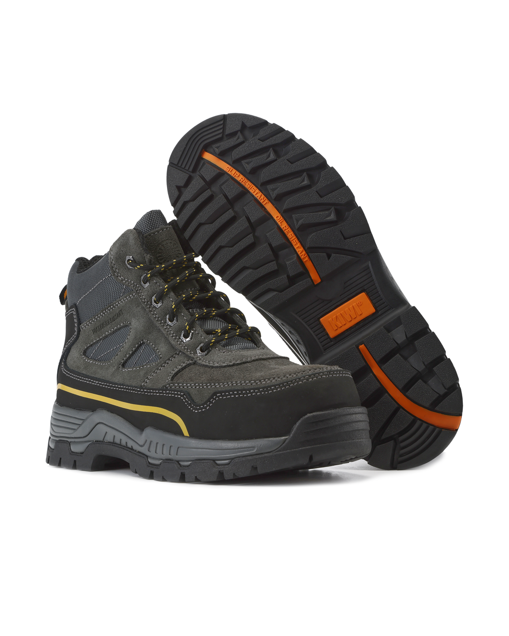Kiwi Trail Grey Suede/Nylon 5" Steel Toe Water Resistant Work Boots [63300]
