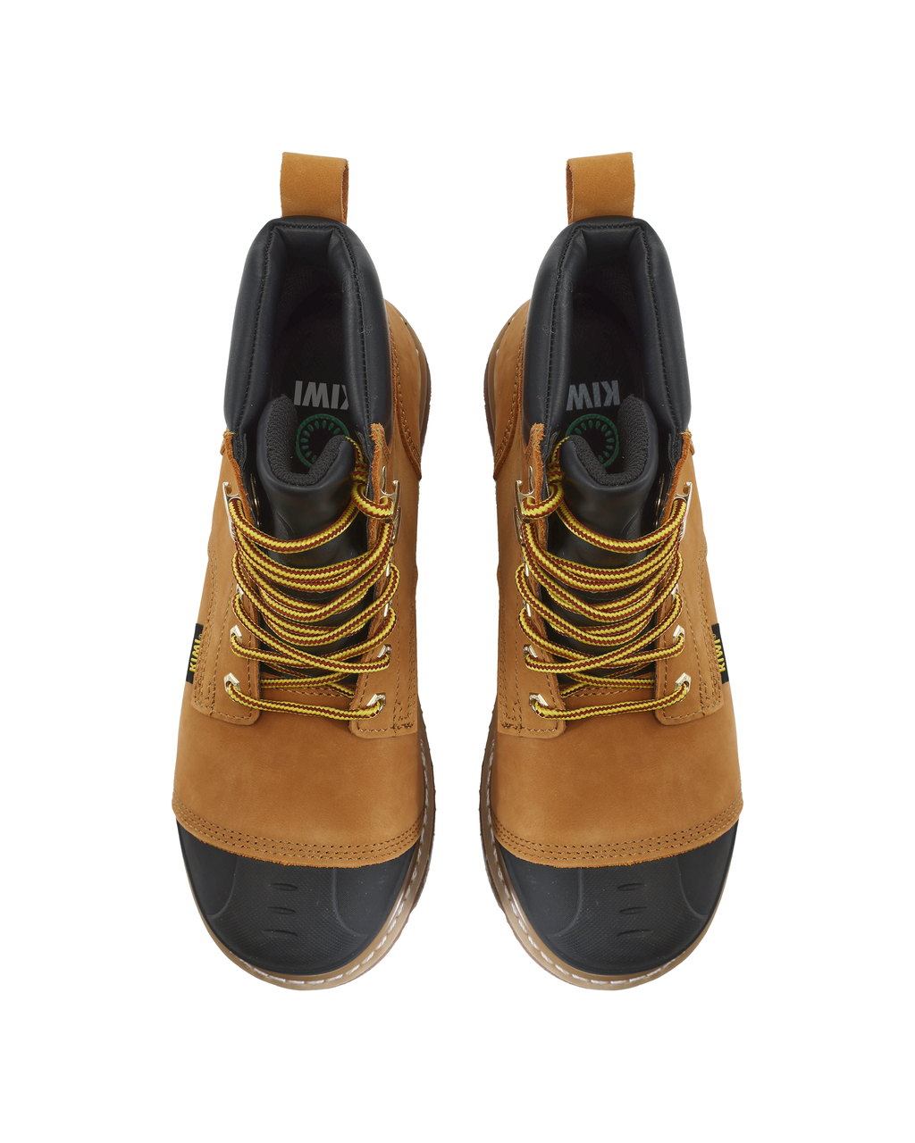 Kiwi Premium Wheat Nubuck 6" Steel Toe Waterproof Cap-Toe Work Boots [64000]