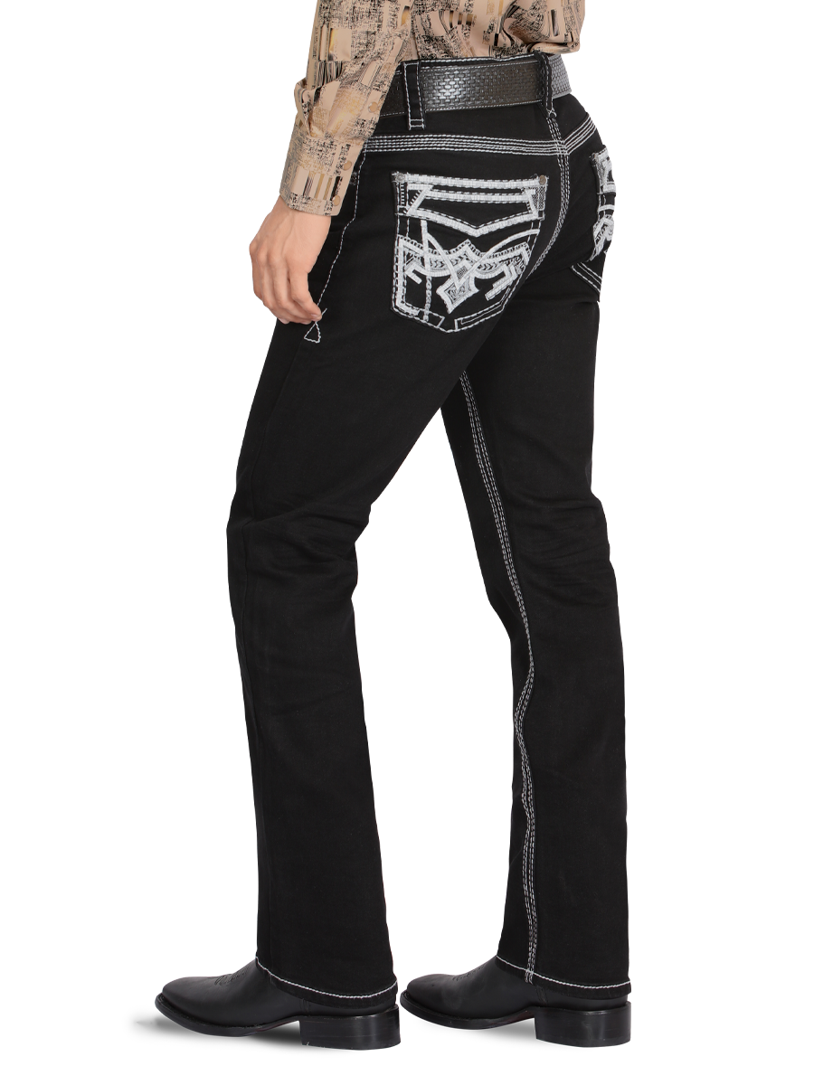 MONTERO 39500 Black Men's Denim Jeans (Heavy Denim)