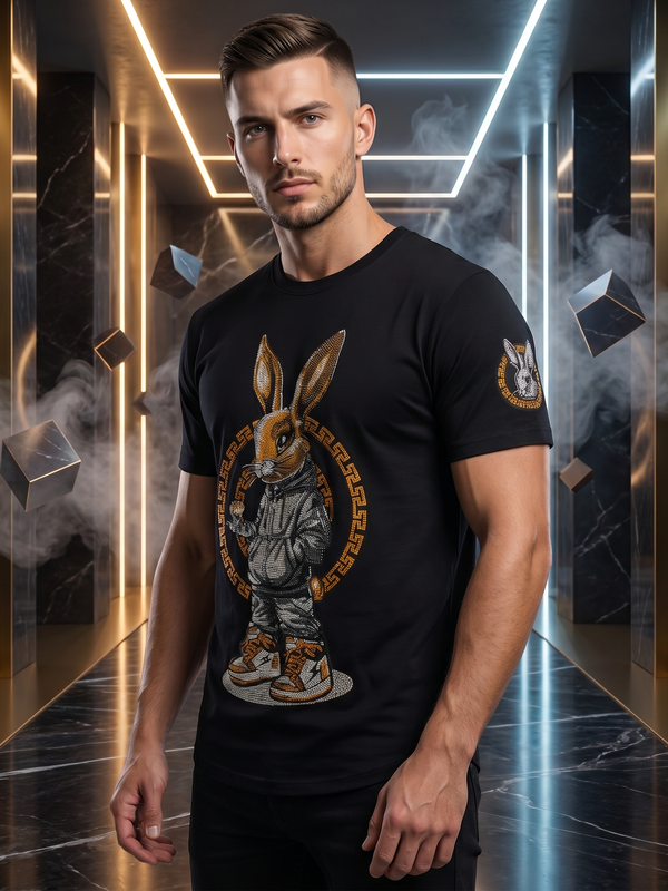 CD94705 Golden Rabbit Premium Tee