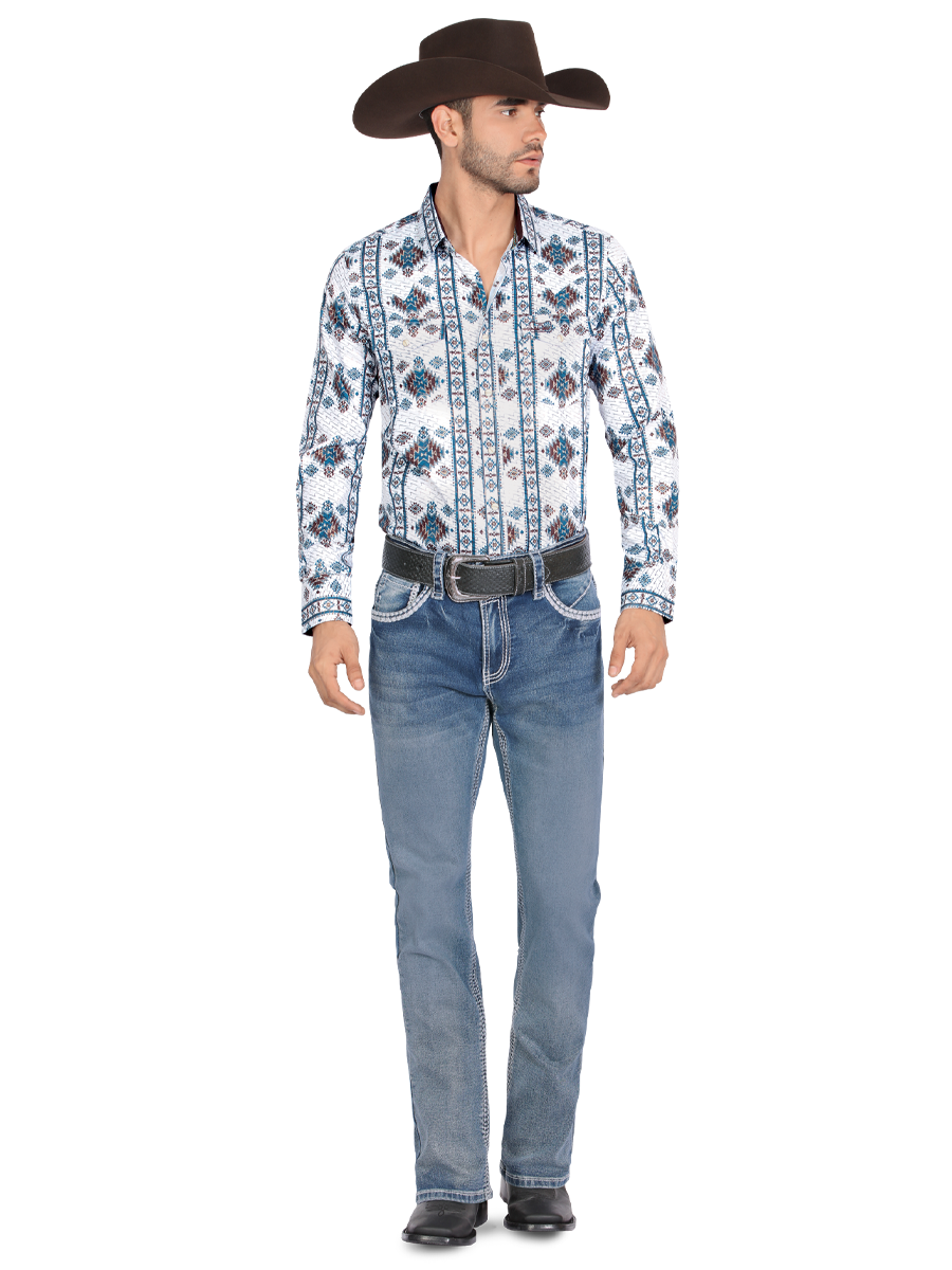 MONTERO 39500 Medium Blue Men's Denim Jeans (Heavy Denim)