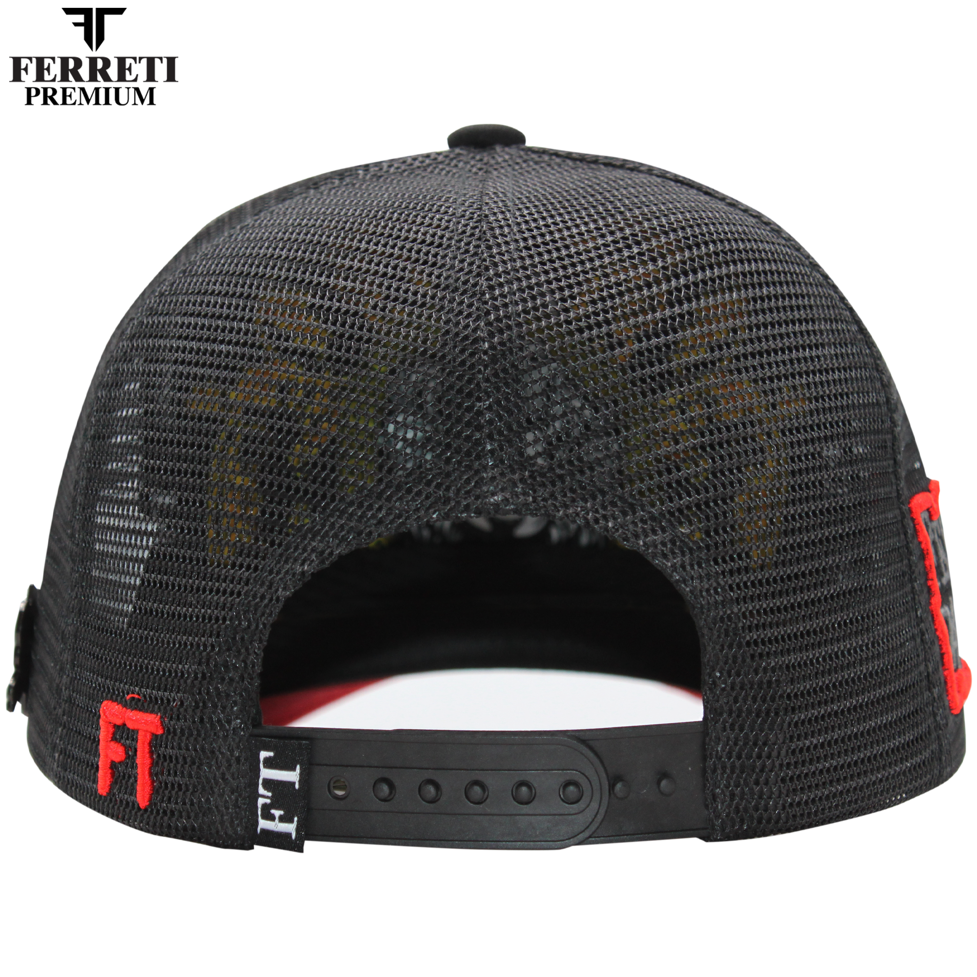 FERRETI HATS PREMIUM FT02M La Pantera Malla Baseball Cap For Men