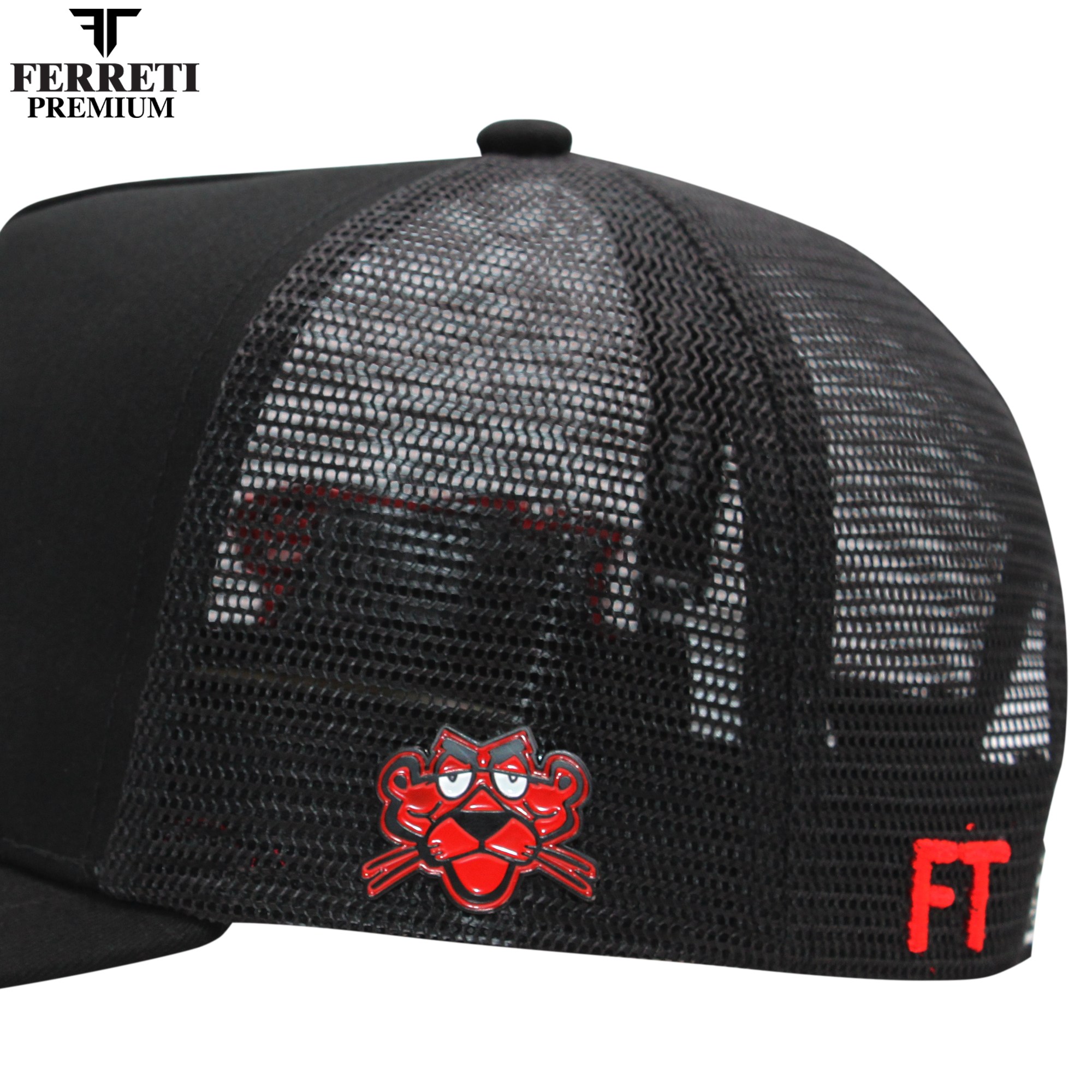 FERRETI HATS PREMIUM FT02M La Pantera Malla Baseball Cap For Men