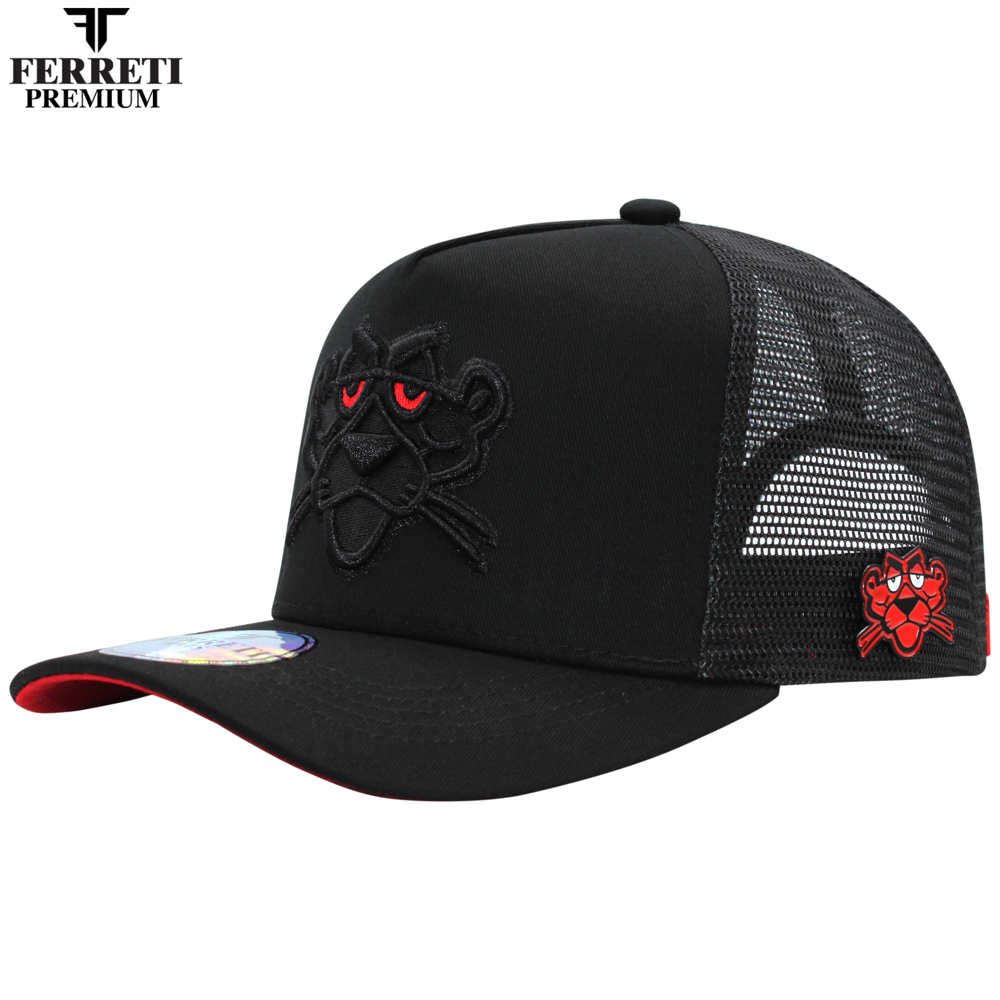 FERRETI HATS PREMIUM FT02M La Pantera Malla Baseball Cap For Men
