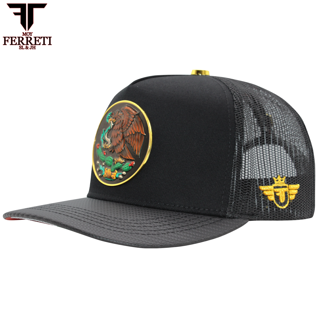 FERRETI HATS PREMIUM FT145M Escudo Mexico Baseball Cap For Men