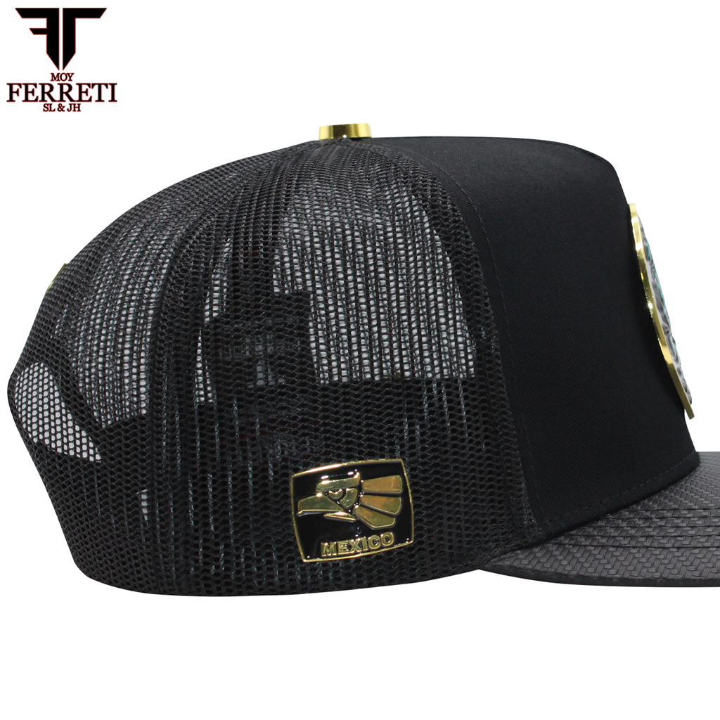 FERRETI HATS PREMIUM FT145M Escudo Mexico Baseball Cap For Men