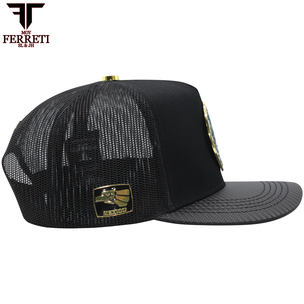 FERRETI HATS PREMIUM FT145M Escudo Mexico Baseball Cap For Men