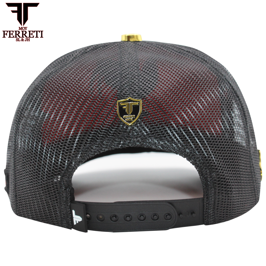 FERRETI HATS PREMIUM FT145M Escudo Mexico Baseball Cap For Men