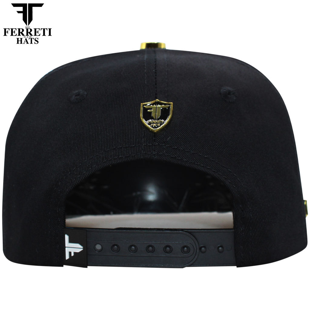 FERRETI HATS PREMIUM FT146 Gallo Dorado Baseball Cap for Men