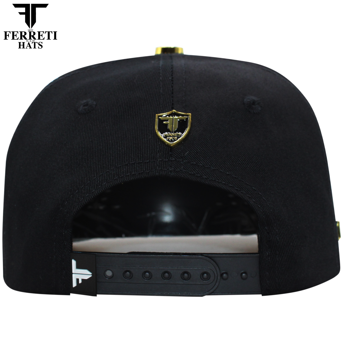 FERRETI HATS PREMIUM FT146 Gallo Dorado Baseball Cap for Men