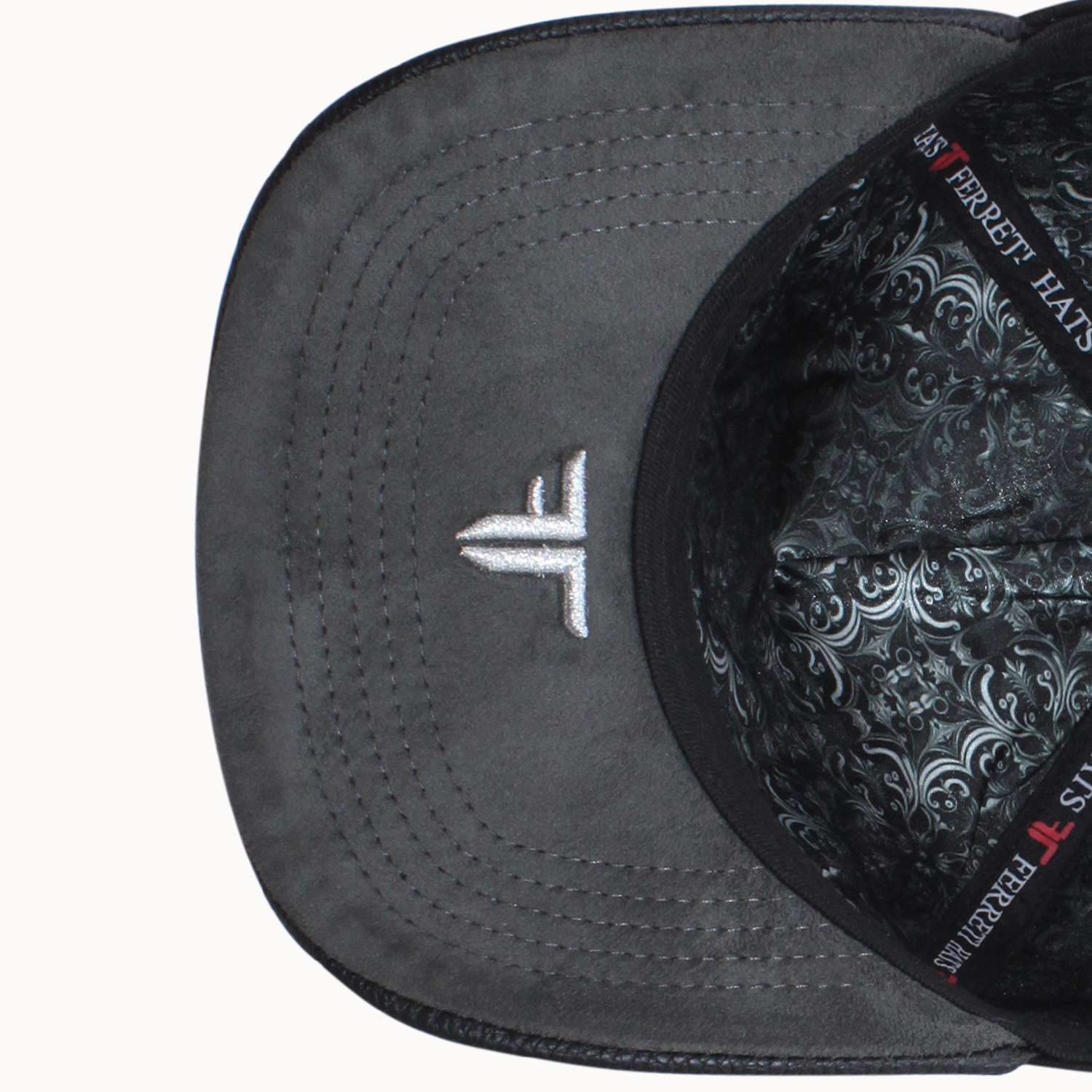 FERRETI HATS PREMIUM FT146 Gallo Plateado Baseball Cap For Men