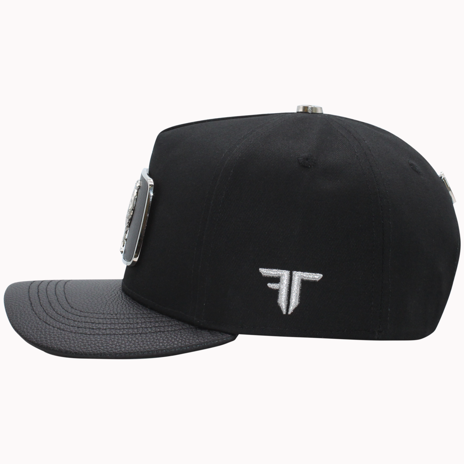 FERRETI HATS PREMIUM FT146 Gallo Plateado Baseball Cap For Men