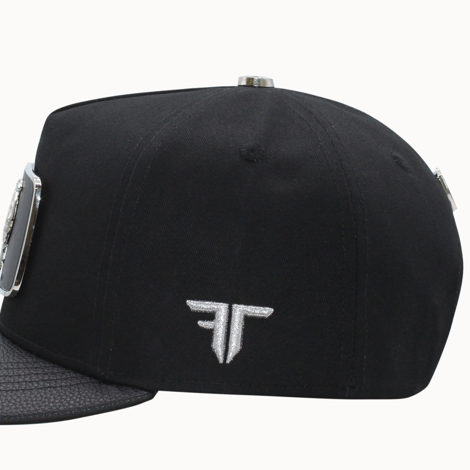 FERRETI HATS PREMIUM FT146 Gallo Plateado Baseball Cap For Men