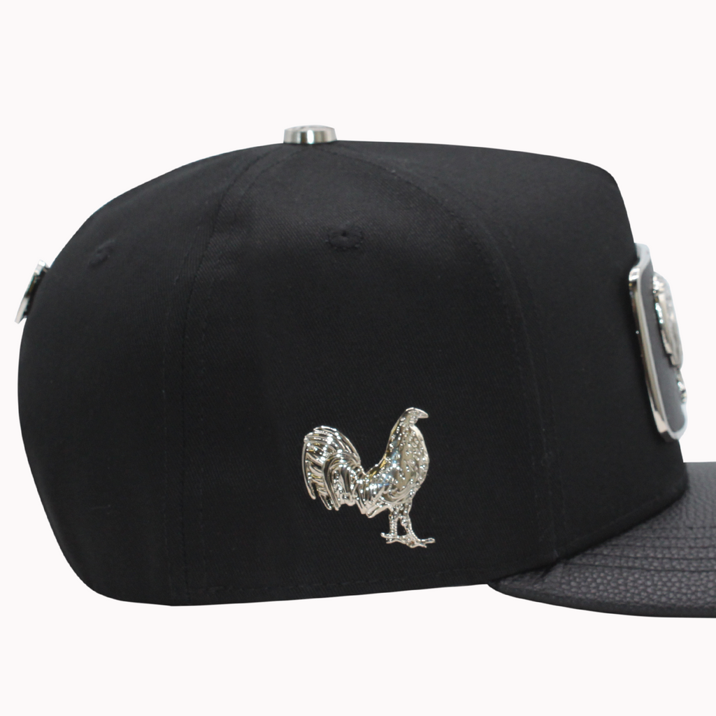 FERRETI HATS PREMIUM FT146 Gallo Plateado Baseball Cap For Men