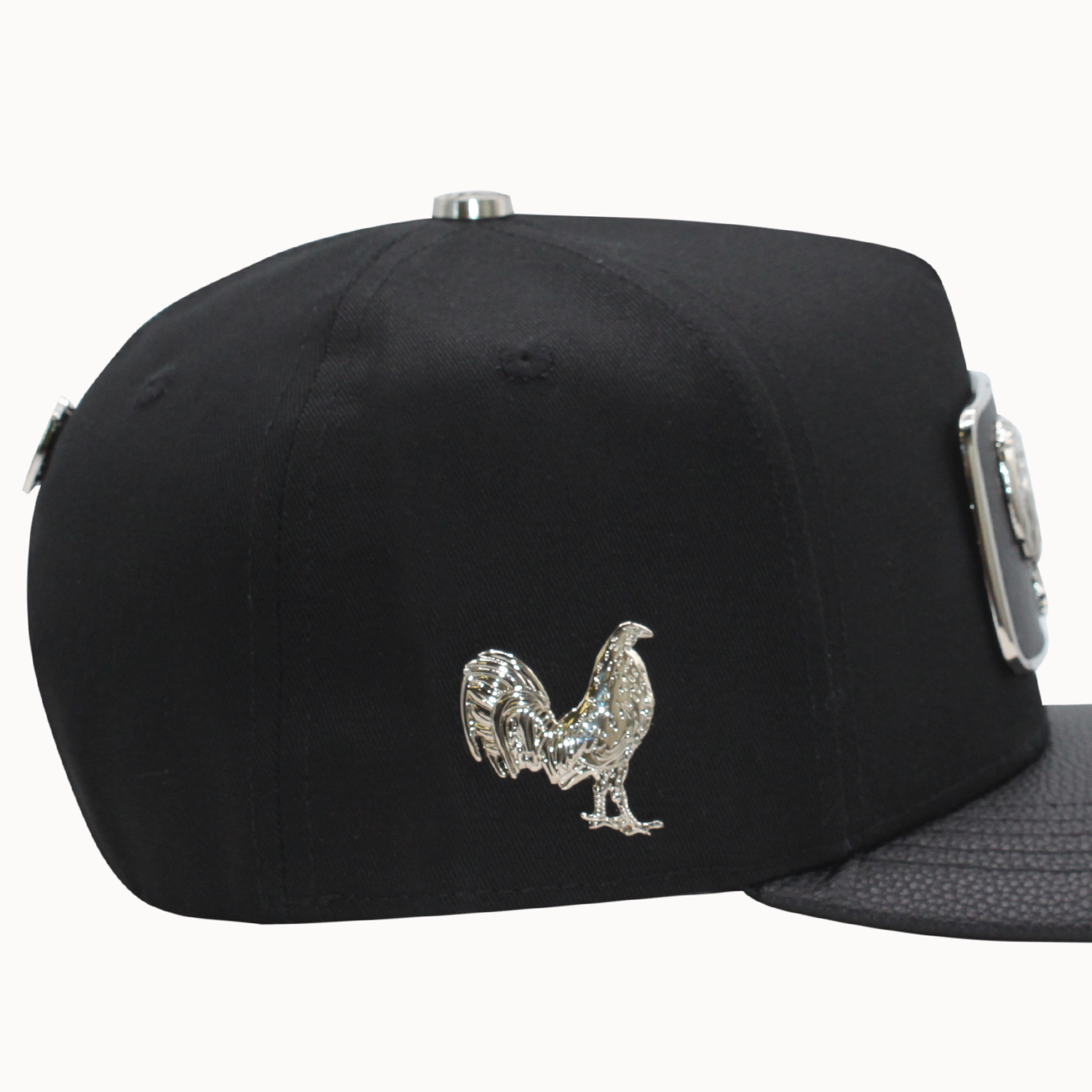 FERRETI HATS PREMIUM FT146 Gallo Plateado Baseball Cap For Men