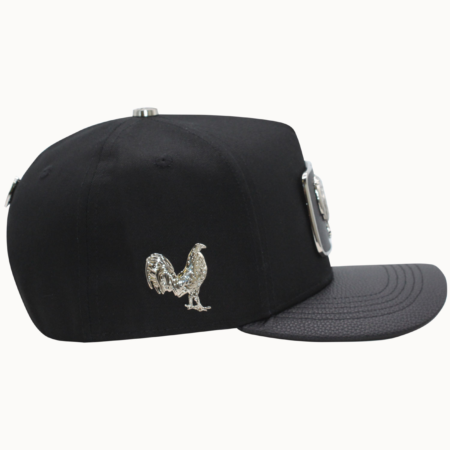 FERRETI HATS PREMIUM FT146 Gallo Plateado Baseball Cap For Men