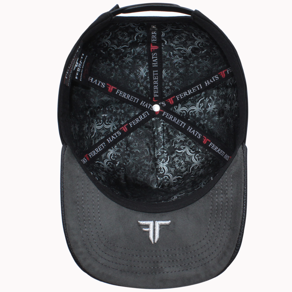 FERRETI HATS PREMIUM FT146 Gallo Plateado Baseball Cap For Men
