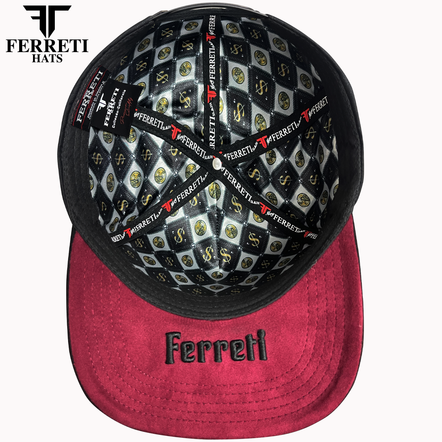 FERRETI HATS PREMIUM FT150 The Winner Baseball Cap For Men