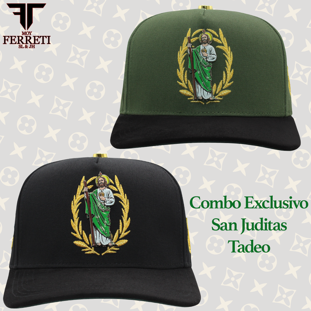 FERRETI HATS PREMIUM FT157157 COMBO San Juditas Baseball Cap For Men