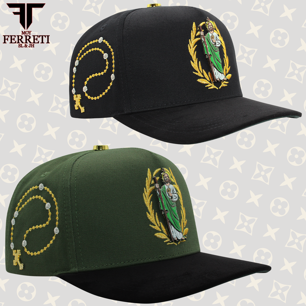 FERRETI HATS PREMIUM FT157157 COMBO San Juditas Baseball Cap For Men