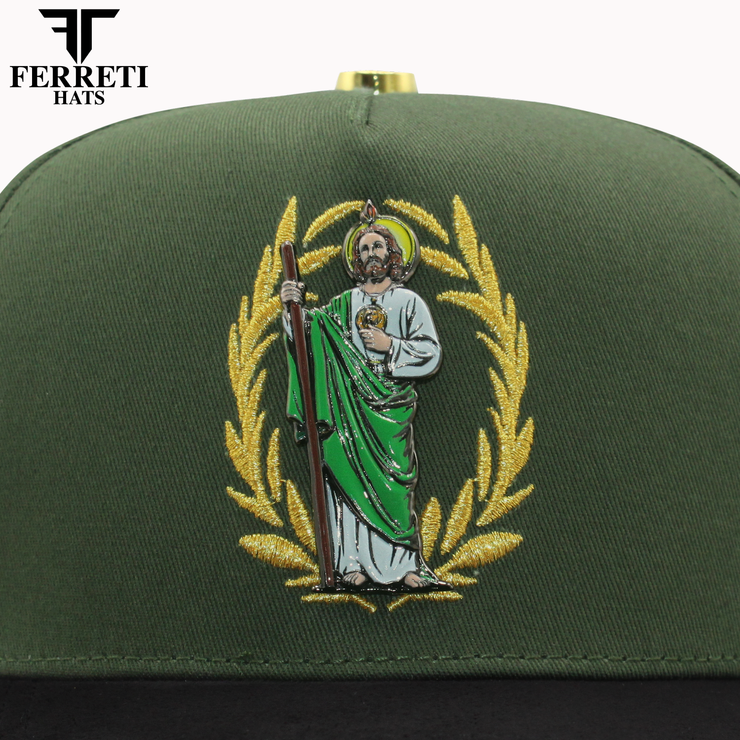 FERRETI HATS PREMIUM FT157 San Juditas Baseball Cap For Men