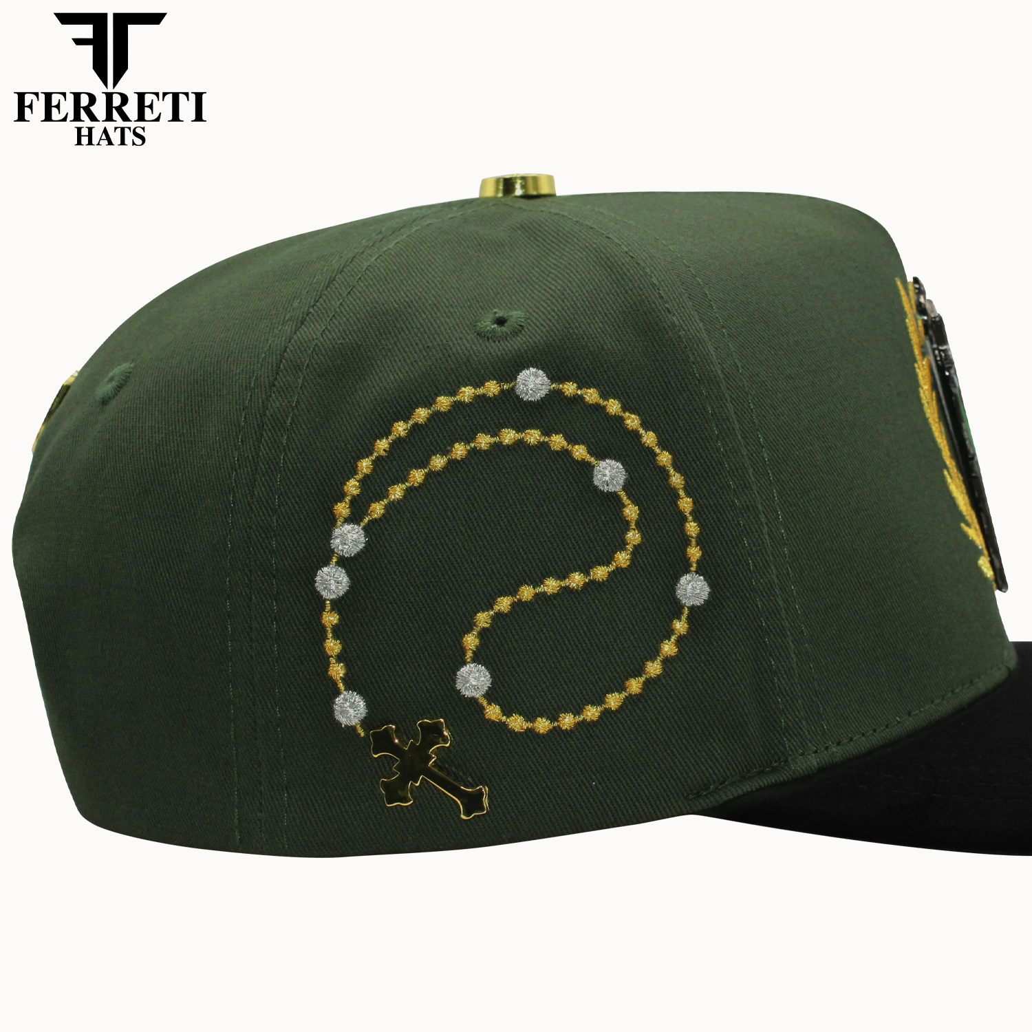 FERRETI HATS PREMIUM FT157 San Juditas Baseball Cap For Men