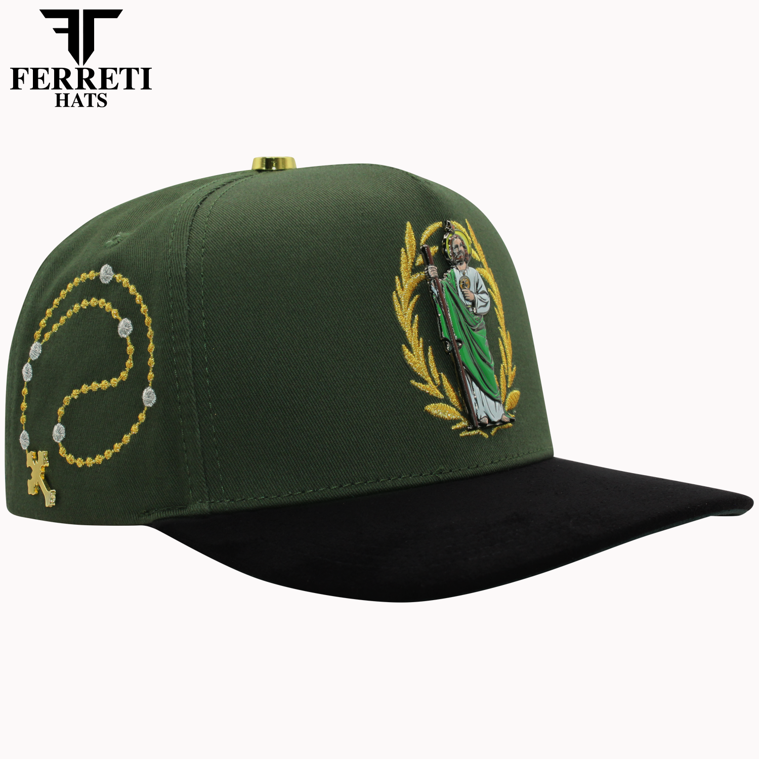 FERRETI HATS PREMIUM FT157 San Juditas Baseball Cap For Men