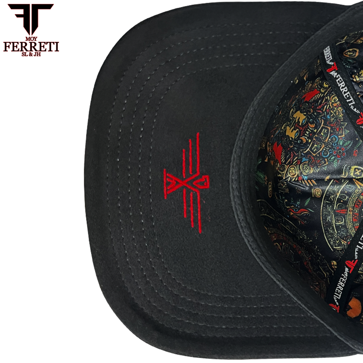 FERRETI HATS PREMIUM FT159 Bandera de Mexico Baseball Cap For Men