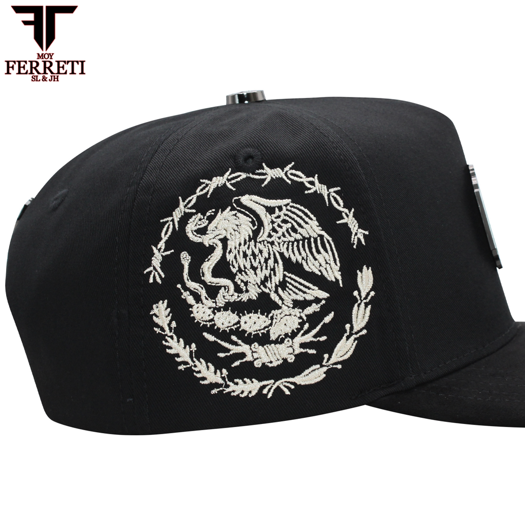 FERRETI HATS PREMIUM FT159 Bandera de Mexico Baseball Cap For Men