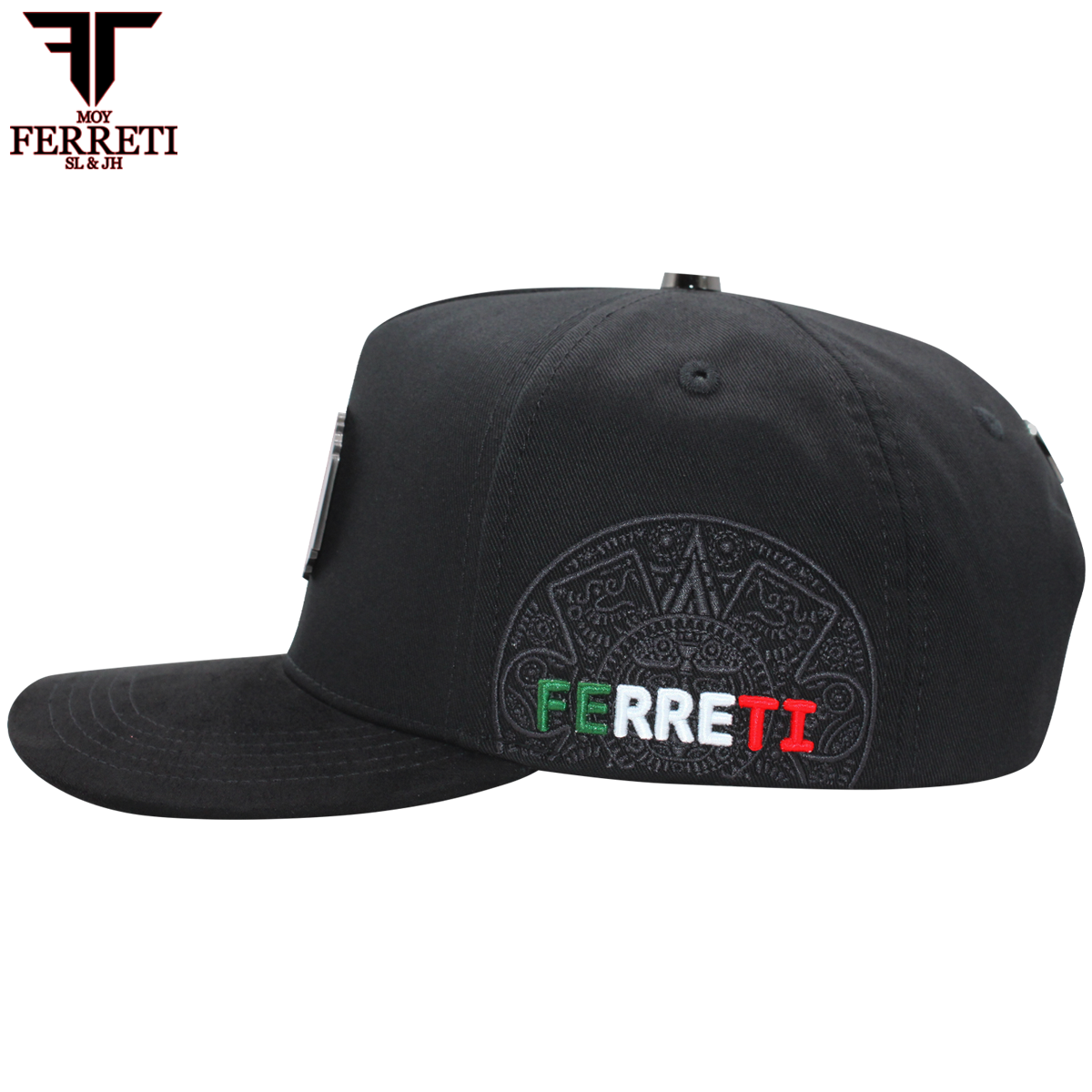 FERRETI HATS PREMIUM FT159 Bandera de Mexico Baseball Cap For Men
