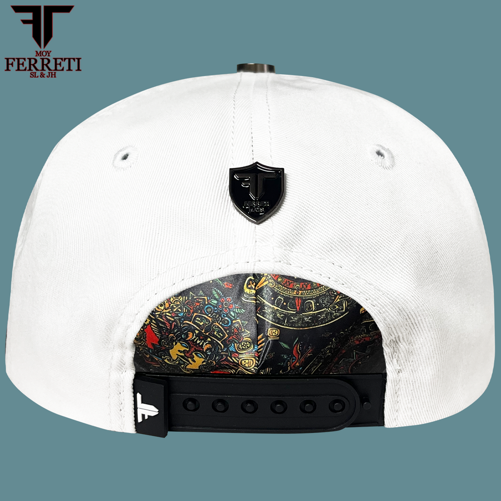 FERRETI HATS PREMIUM FT159 Bandera de Mexico Baseball Cap For Men