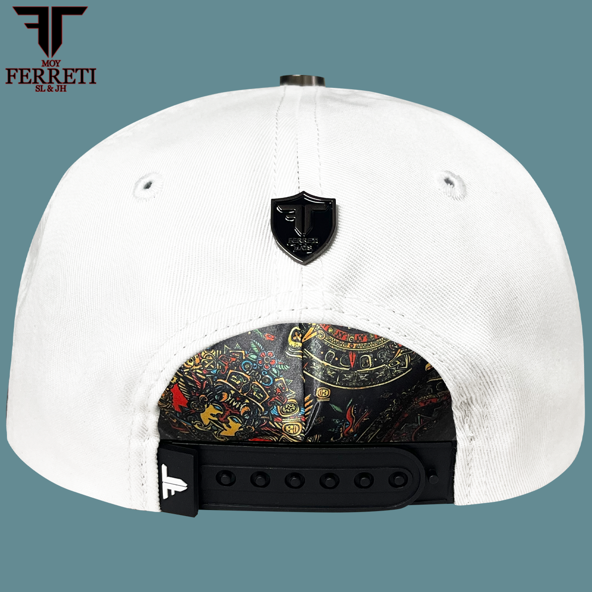 FERRETI HATS PREMIUM FT159 Bandera de Mexico Baseball Cap For Men