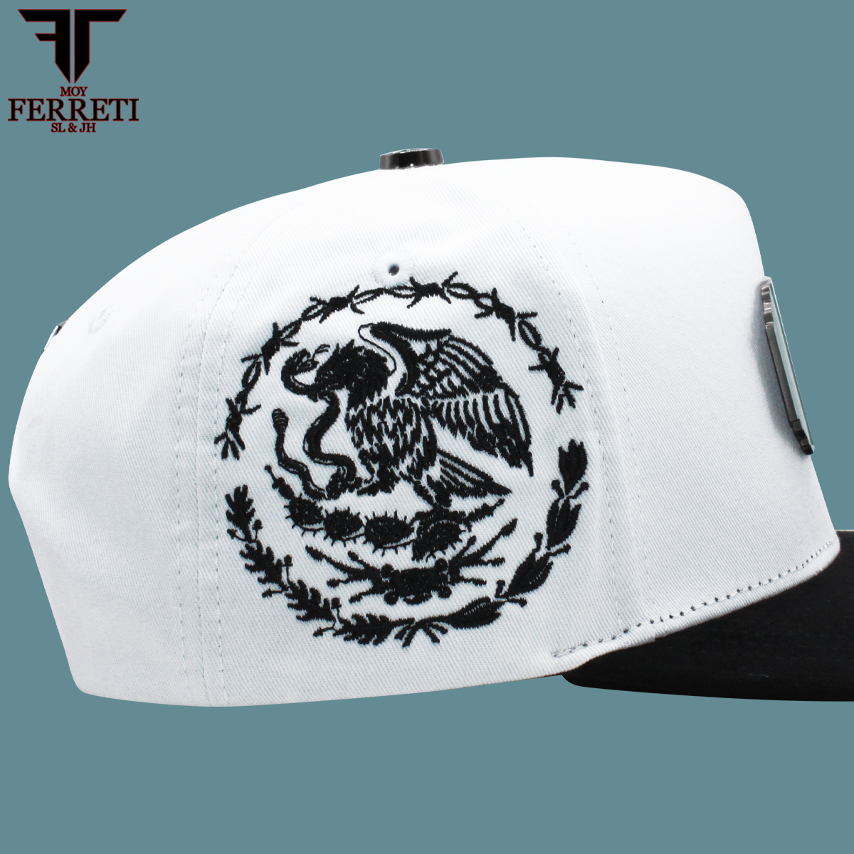 FERRETI HATS PREMIUM FT159 Bandera de Mexico Baseball Cap For Men