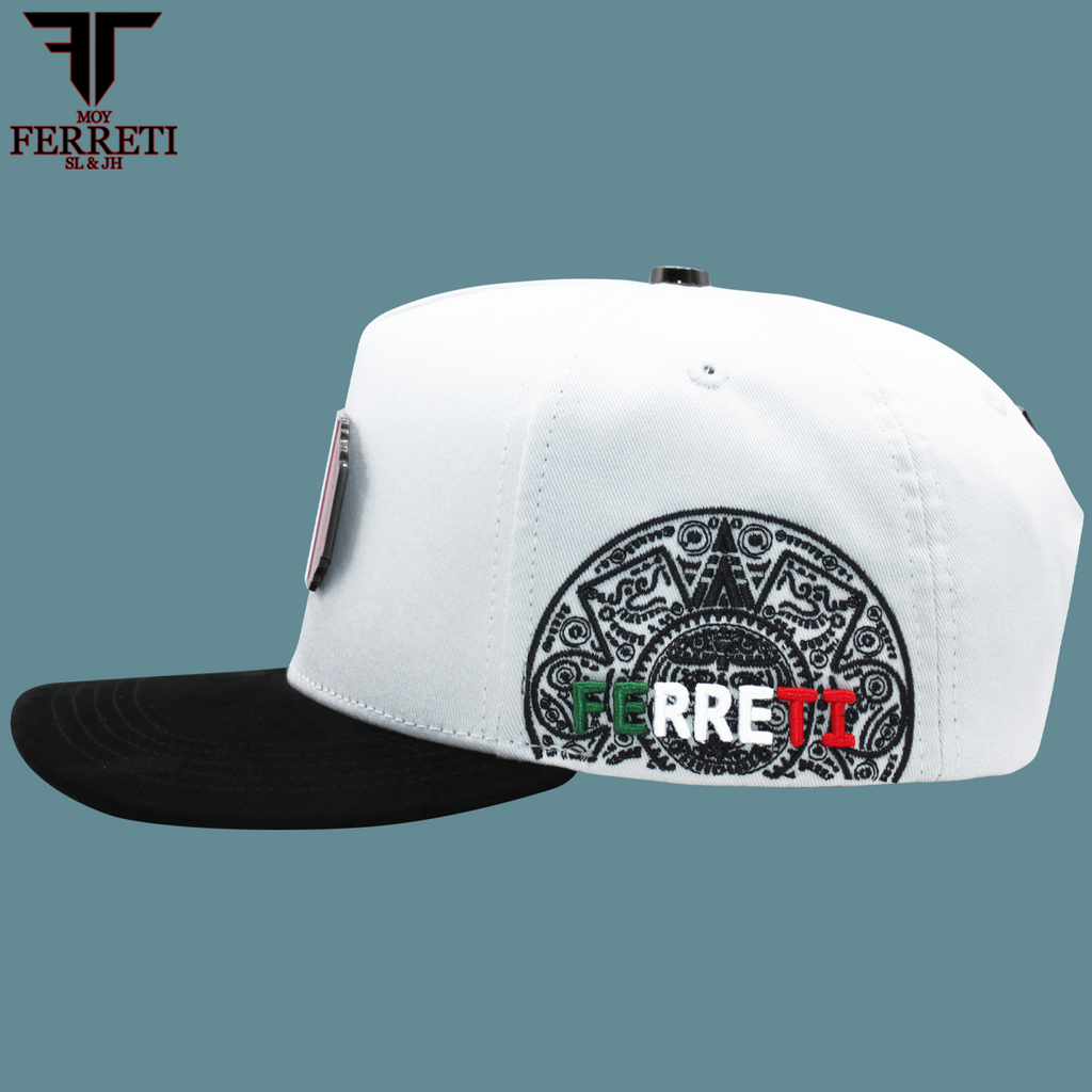 FERRETI HATS PREMIUM FT159 Bandera de Mexico Baseball Cap For Men