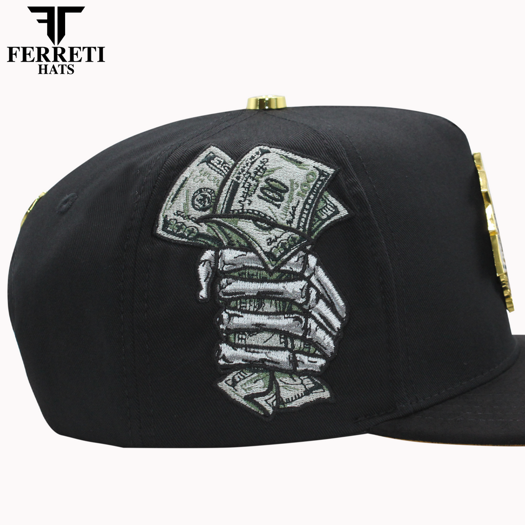 FERRETI HATS PREMIUM FT160 Ramo de Billetes Baseball Cap For Men