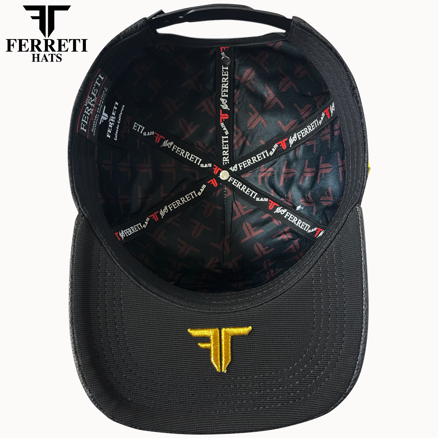 FERRETI HATS PREMIUM FT163 Escudo Mexico Baseball Cap For Men