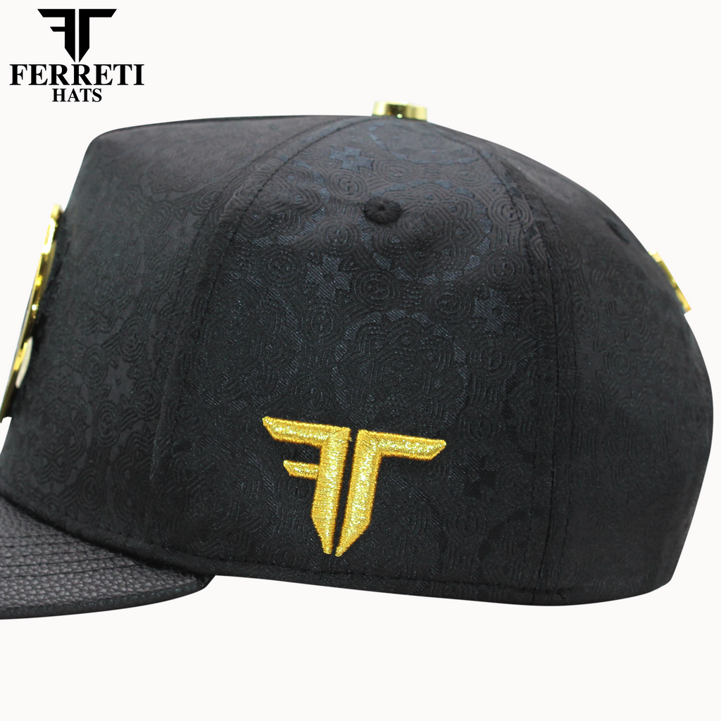FERRETI HATS PREMIUM FT163 Escudo Mexico Baseball Cap For Men