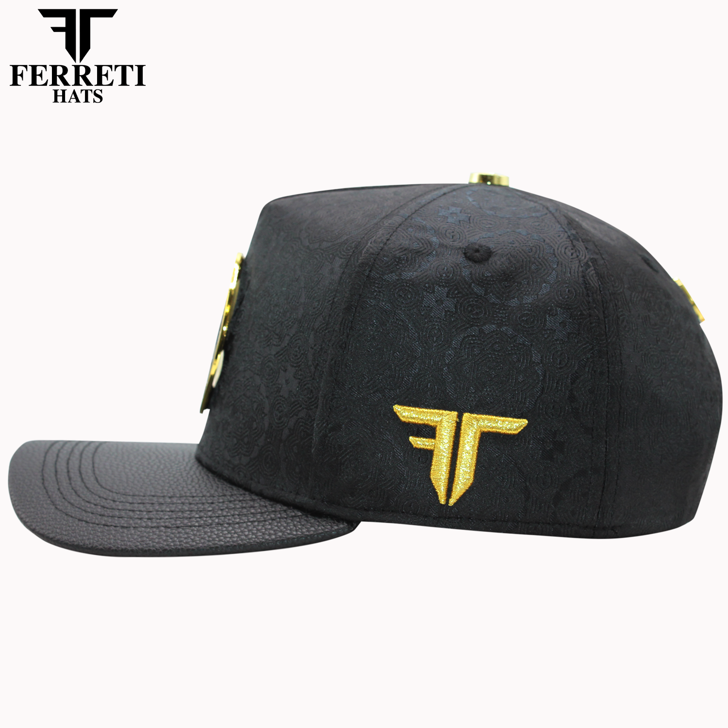 FERRETI HATS PREMIUM FT163 Escudo Mexico Baseball Cap For Men