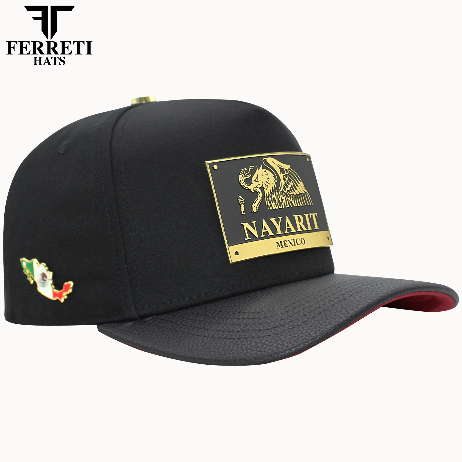 FERRETI HATS PREMIUM FT164NAY Nayarit Baseball Cap For Men