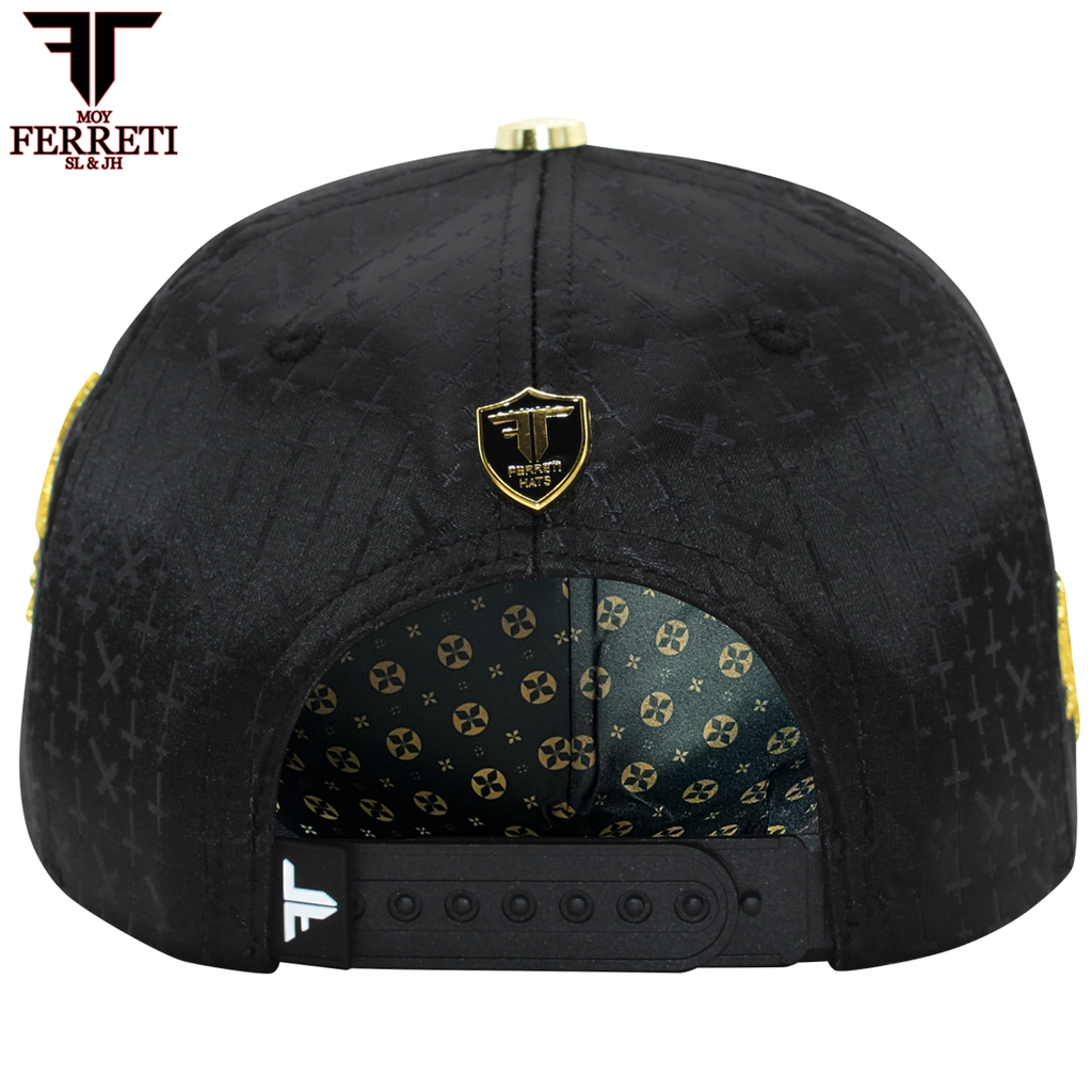 FERRETI HATS PREMIUM FT166 Cross Baseball Cap For Men