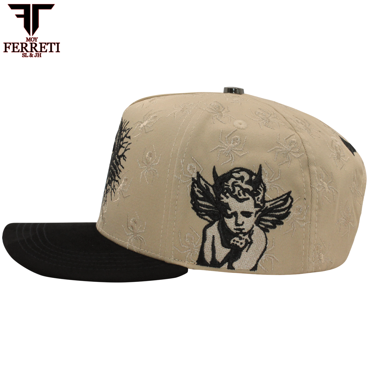 FERRETI HATS PREMIUM FT169 The Skull Baseball Cap For Men
