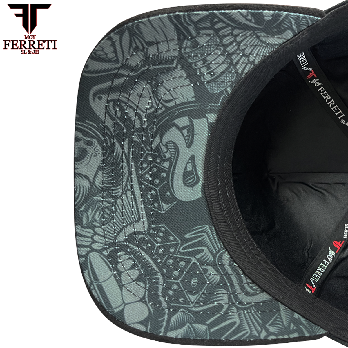 FERRETI HATS PREMIUM FT171 Smile Baseball Cap For Men