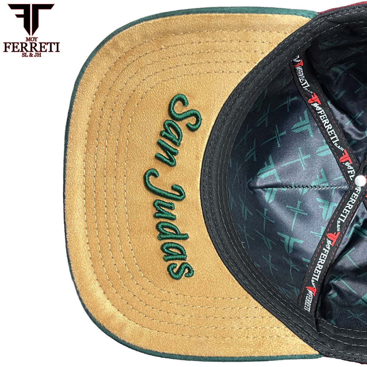 FERRETI HATS PREMIUM FT172 San Judas Tadeo Baseball Cap For Men