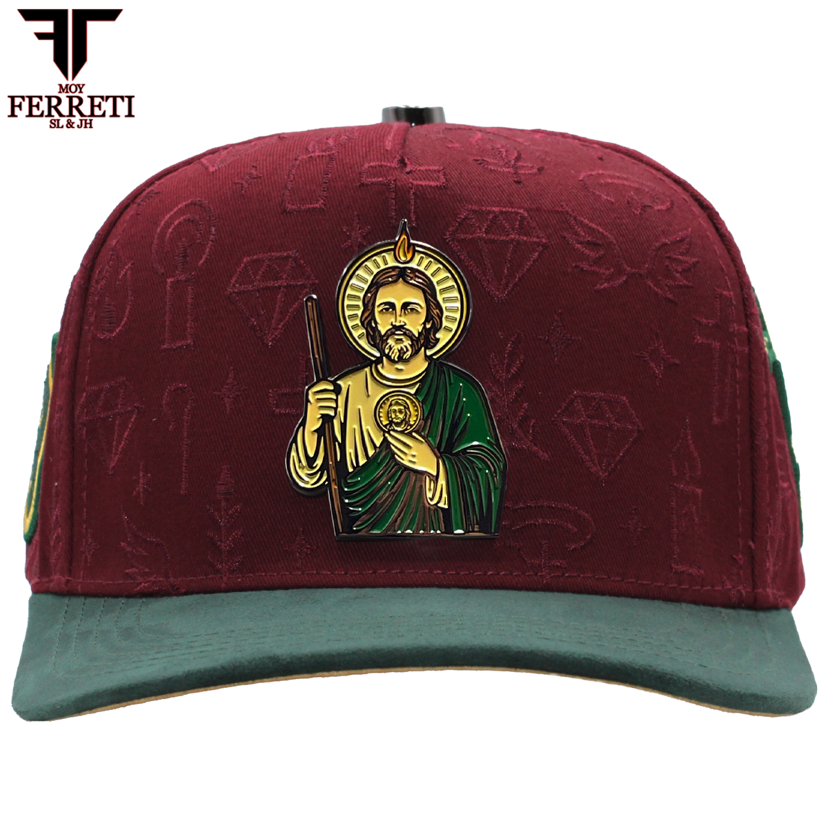 FERRETI HATS PREMIUM FT172 San Judas Tadeo Baseball Cap For Men