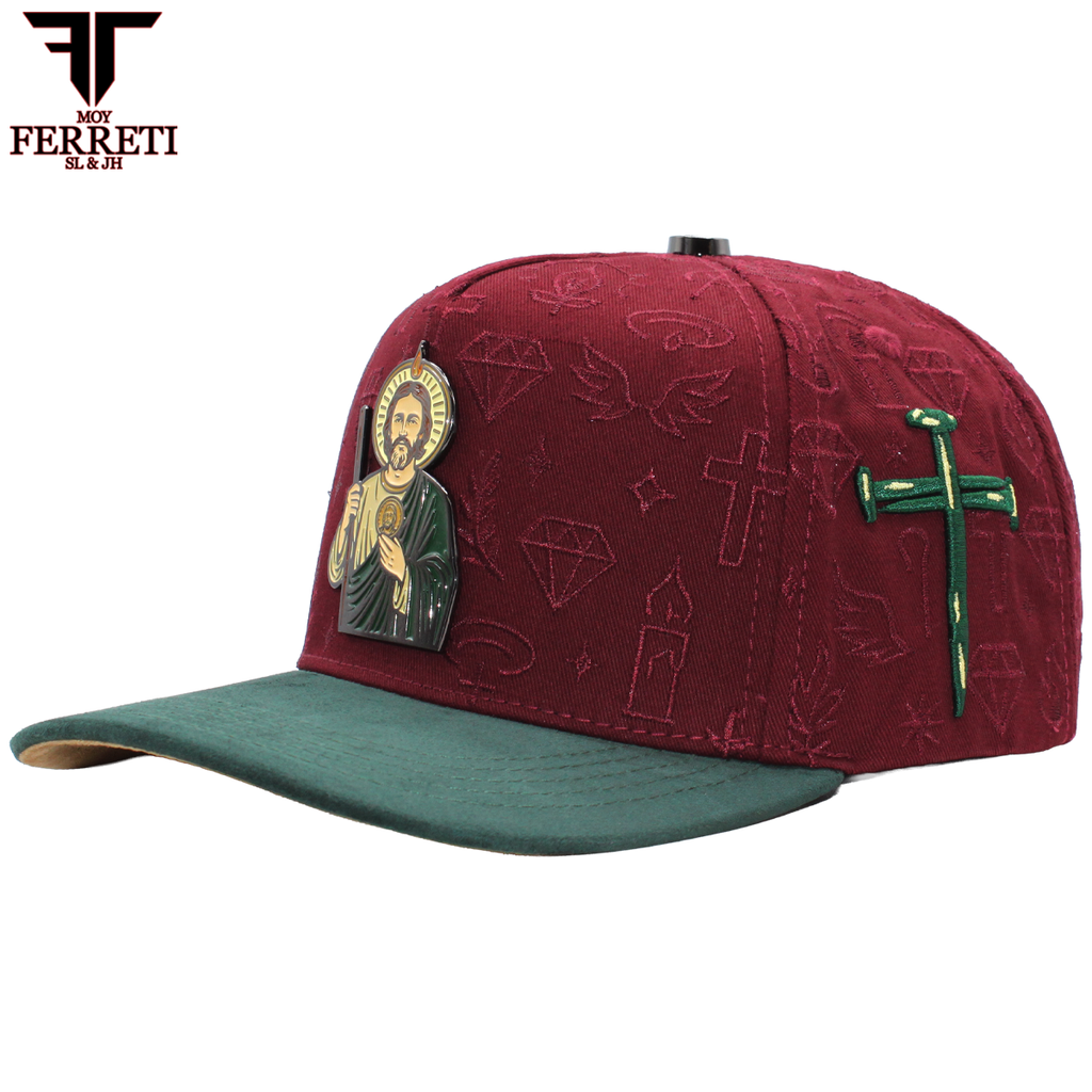 FERRETI HATS PREMIUM FT172 San Judas Tadeo Baseball Cap For Men